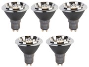 Sada 5 LED žiaroviek GU10 s 3-stupňovým stmievaním na teplú bielu AR70 6W 320lm 2000-3000K