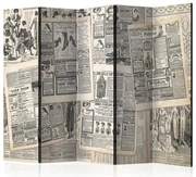 Artgeist Paraván - Vintage Newspapers II [Room Dividers]