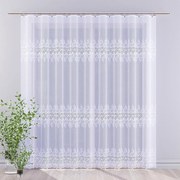 Žakarová záclona 623/D876 biely/150. Tovar na mieru