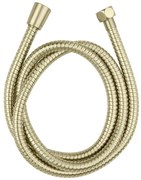 Matne zlatá sprchová hadica z nehrdzavejúcej ocele 150 cm Brass – Wenko