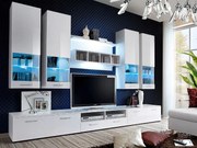 Obývacia stena Delila 20 Ww Do (s osvetlením) (biela lesk biely)