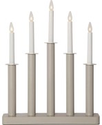 Béžová vianočná svetelná dekorácia Plate – Star Trading