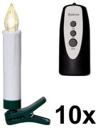 Eglo 410003 -SADA 10x LED Osvetlenie na vianočný stromček 1xLED/0,06W/1xAA IP44 +DO