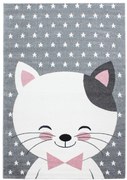 Ayyildiz, Detský kusový koberec Kids 550 pink, 120x170, šedá, detská izba