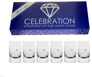 Poháre na destiláty CRYSTALS MODERN 30 ml, 6 ks