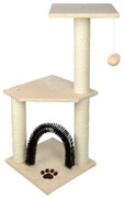 Tommi Škrabadlo pre mačky Julien béžová, 35 x 35 x 86 cm