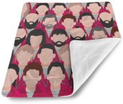 Sablio Deka pre bábätko Money heist Anonymné tváre - 80x100 cm