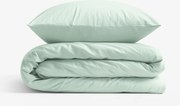 Goldea bavlnené posteľné obliečky - svetlo mätové 140 x 200 a 70 x 90 cm