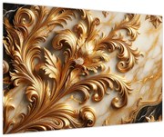 Obraz - Mramor so zlatom (90x60 cm)