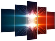 Abstraktný obraz aktívneho náboja (150x105 cm)