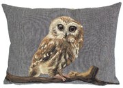 Gobelínový vankúš Sova - 45*15*31 cm