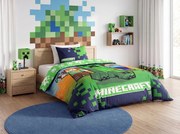 Detské obliečky MINECRAFT HEROES farebné Rozmer obliečky: 70 x 80 cm | 140 x 200 cm