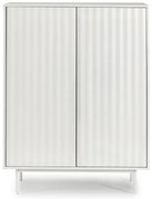 Biela vysoká komoda 97x130 cm Sierra - Teulat