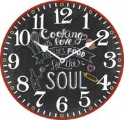 Nástenné hodiny Fal6288 Cooking Love, 30cm