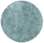 Modrý okrúhly koberec ø 160 cm Fluffy – Ayyildiz Carpets