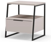 Krémový nočný stolík Velia – Marckeric