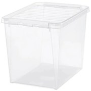 SmartStore Úložný box s bielymi klipmi Classic, 25 l, 25 l