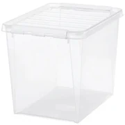 SmartStore Úložný box s bielymi klipmi Classic, 25 l, 25 l