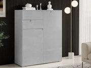 Vyššia skrinka Spice, lesklá šedá%