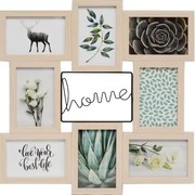 Fotorámik pre 8 ks foto, 46x46x1,5 cm%