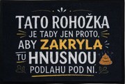 Mercury Flooring, Rohožka Hnusná podlaha 40x60 cm, 40x60, čierna