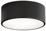 Kúpeľňové stropné svietidlo so senzorom CLEO 1xE27/24W/230V Ø 20 cm IP54 čierne