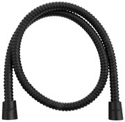 Matne čierna sprchová hadica z nehrdzavejúcej ocele Powerflex – Sapho