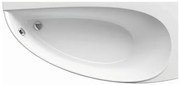 Ravak Avocado asymetrická vaňa 160x75 cm akrylát pravá ch01000000 AV1600P