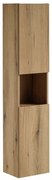 Vysoká koupelnová skříňka Nova Oak A 80-03-2D dub evoke