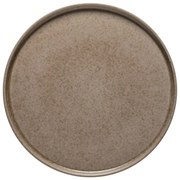 Hnedý tanier z kameniny ø 27 cm Redonda – Costa Nova