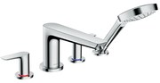 Hansgrohe Talis E, batéria na okraj vane, 4-otvorová inštalácia, chrómová, HAN-71748000