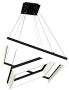 Závesné LED svietidlo Nero, 2x LED 80w, 4000k, b