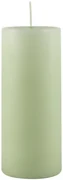 IB Laursen Zelená stĺpcová sviečka LIGHT GREEN 15 cm