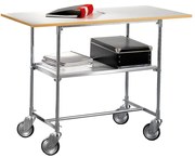 Policový vozík BRING, 1200 x 600 mm, svetlošedý