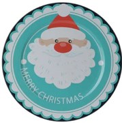 Excellent Houseware Vianočná podložka na tanier, 33 cm Vzor: Santa