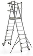 Plošinový rebrík ATOP, 5-8 priečok, 1190-1890 mm
