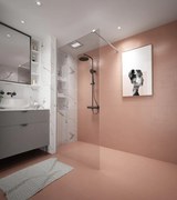 Erga Paris, sprchová zástena Walk-In 80x200 cm, 8mm číre sklo, biely matný profil, ERG-V02-PARIS-080x200-CL-WH