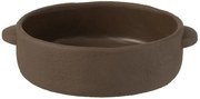Dekoračná cementová misa v tvare kastróla Gustave Taupe - Ø27*32*8 cm