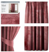 Záves AmeliaHome Velvet III bordový