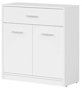 Komoda BRW Nepo Plus 5 (biela) . Akcia -30%. Vlastná spoľahlivá doprava až k Vám domov. 1098289