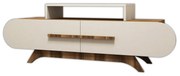 Televízny stolík Rose Walnut Cream