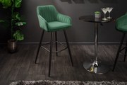Barová stolička Turin v smaragdovej zelenej farbe