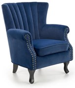 Kreslo CLARUS tmavomodré