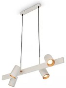 Briloner 4058044 - Luster na lanku ERA 4xGU10/10W/230V krémový