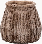 Ručne vyrobený betónový kvetináč Faux-Puff, V 17 cm
