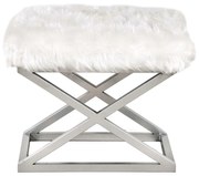 Stolička Capraz Plush White