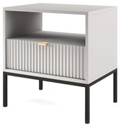 Nočný stolík Nova sivý (S54)