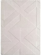 Koberec POMPEI 3D geometrický krémový