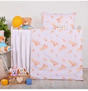 Obliečky detské Veverička v obláčikoch EMI, Detský set 90x130 + 45x65