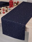 Lurexový Vianočný behúň Trblietavá elegancia - 40 × 140 cm